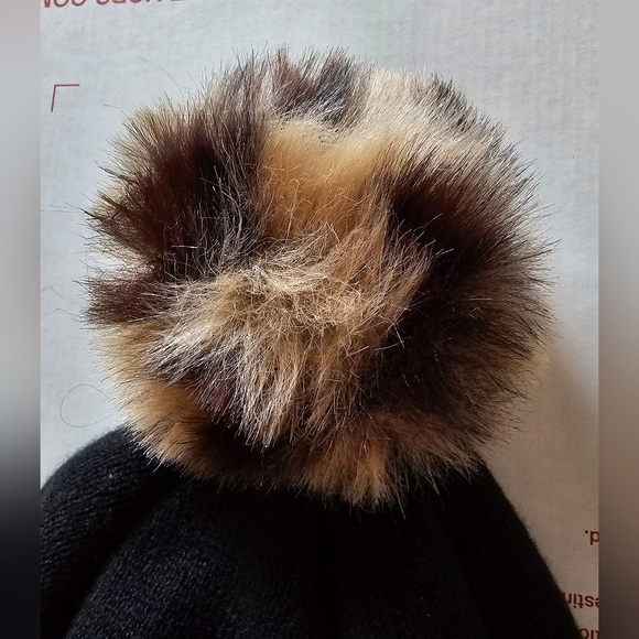 Pittsburgh Steelers NFL 47 women's stocking hat with animal print pom - Picture 2 of 6